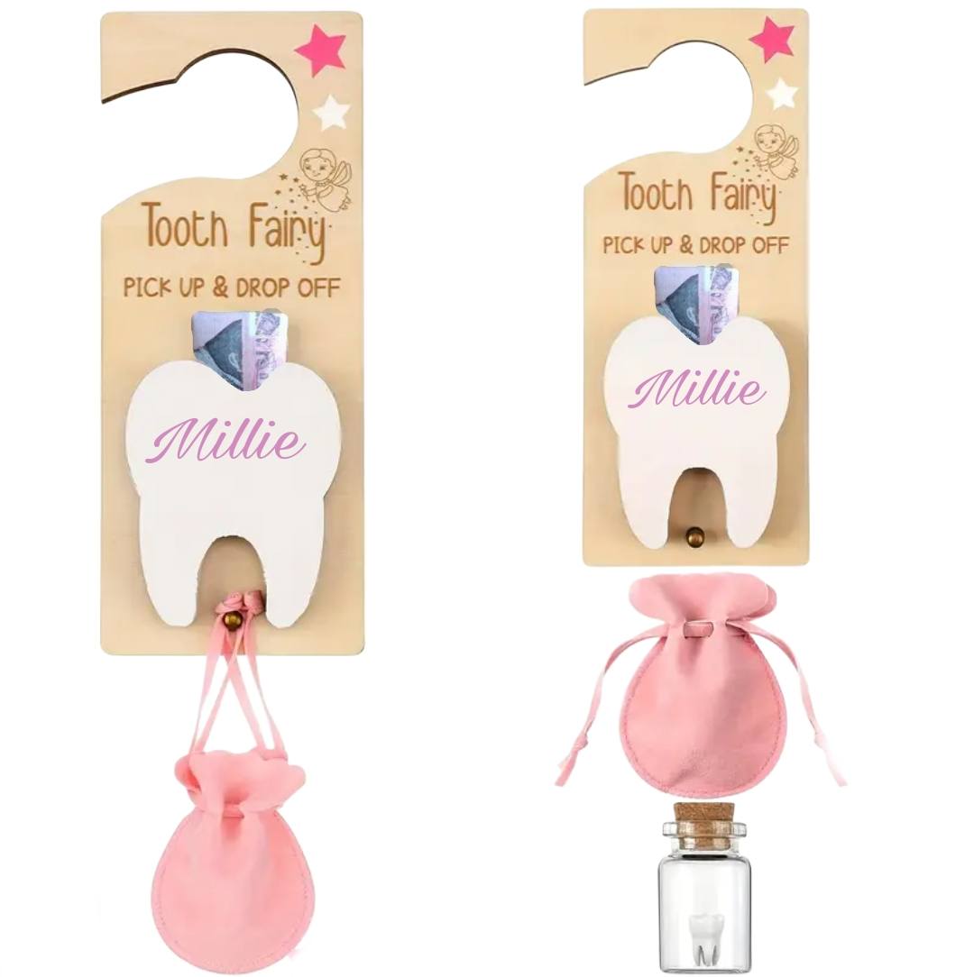 PERSONALISED - Tooth Fairy Door Hanger