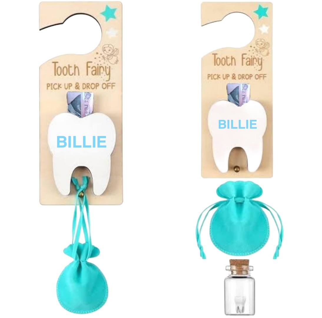 PERSONALISED - Tooth Fairy Door Hanger