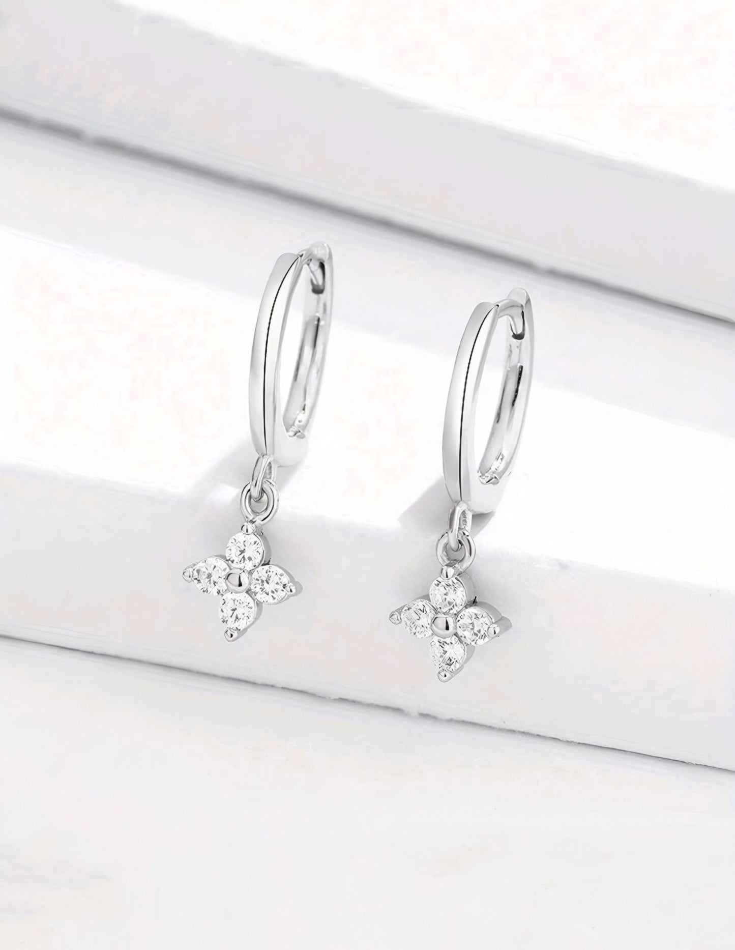 Petite Blossom Huggie Earrings